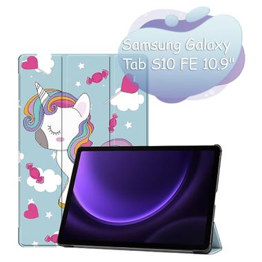 Чехол-книжка BeCover Smart Case Samsung Galaxy Tab S10 FE (SM-X520/SM-X526) 10.9 Unicorn (713293) фото №1