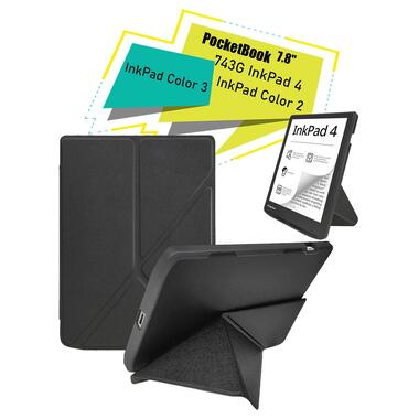 Обложка BeCover Ultra Slim Origami PocketBook 743G InkPad 4/InkPad Color 2/InkPad Color 3 (7.8) Black (713082) фото №6