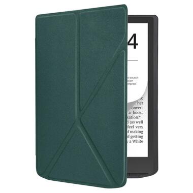 Обложка BeCover Ultra Slim Origami PocketBook 743G InkPad 4/InkPad Color 2/InkPad Color 3 (7.8) Dark Green (713084) фото №1