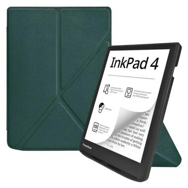 Обложка BeCover Ultra Slim Origami PocketBook 743G InkPad 4/InkPad Color 2/InkPad Color 3 (7.8) Dark Green (713084) фото №4