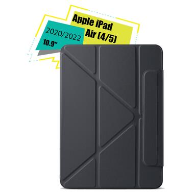 Обложка BeCover Ultra Slim Origami Magnetic с креплением Apple iPad Air (4/5) 2020/2022 10.9 Black (712952) фото №1