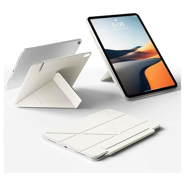 Обложка BeCover Ultra Slim Origami Magnetic с креплением Apple iPad Air 11 M2/M3 (2024/2025) Beige (712957) фото №3