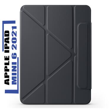 Обложка BeCover Ultra Slim Origami Magnetic с креплением Apple iPad Mini 6 2021 Black (712942) фото №1