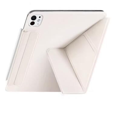 Обложка BeCover Ultra Slim Origami Magnetic с креплением Apple iPad Pro 11 M4 2024 Beige (712961) фото №3