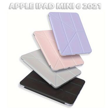 Обложка BeCover Ultra Slim Origami Transparent с креплением Apple iPad Mini 6 2021 Black (712930) фото №5