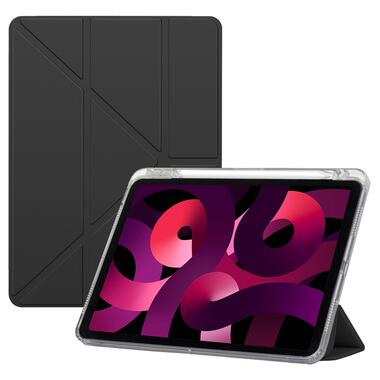 Обложка BeCover Ultra Slim Origami Transparent с креплением Apple iPad Mini 7 2024 Black (712934) фото №1