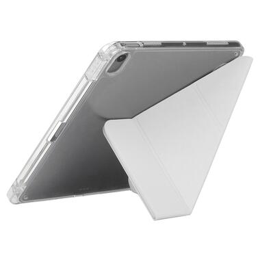 Обложка BeCover Ultra Slim Origami Transparent с креплением Apple iPad Mini 7 2024 Gray (712935) фото №2