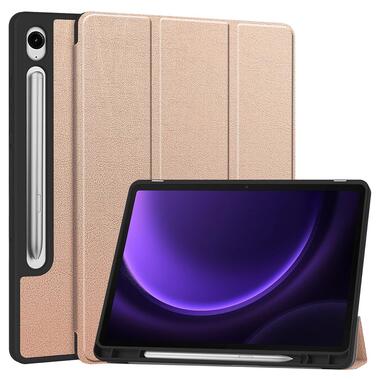 Чехол-книжка BeCover Flexible TPU Mate Samsung Galaxy Tab S10 FE (SM-X520/SM-X526) 10.9 Rose Gold (713268) фото №1