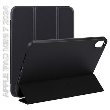 Чехол-книжка BeCover Tri Fold Soft TPU Apple iPad Mini 7 2024 Black (712444) фото №2