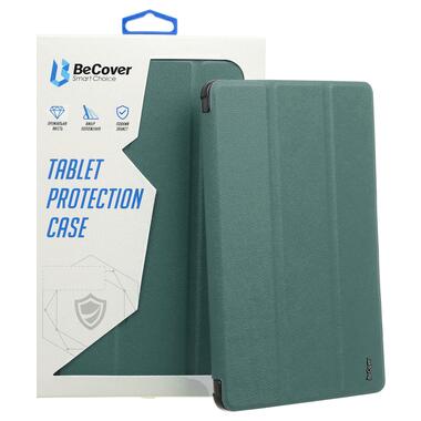 Чехол-книжка BeCover Tri Fold Soft TPU Apple iPad Mini 7 2024 Dark Green (712445) фото №1