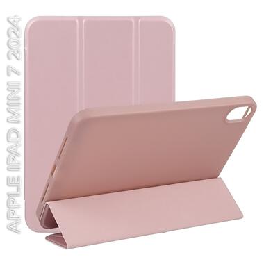 Чехол-книжка BeCover Tri Fold Soft TPU Apple iPad Mini 7 2024 Pink (712448) фото №2
