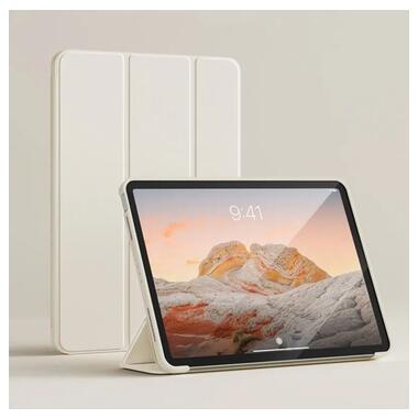 Чехол-книжка BeCover Tri Fold Soft TPU Silicone Apple iPad Air (4/5) 2020/2022 10.9 Beige (711734) фото №4