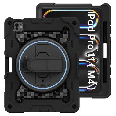 Бронированный чехол Becover (Horizontal handle) Apple iPad Pro 11 M4 2024 Black (712912) фото №1