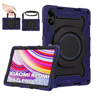 Бронированный противоударный чехол-подставка Becover Xiaomi Redmi Pad Pro 12.1 Blue (712922) фото №1