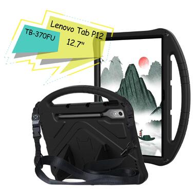 Чехол Becover Protected Cover с креплением Lenovo Tab P12 12.7 TB-370FU Black (713102) фото №1