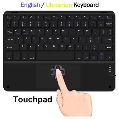 Bluetooth Keyboard with TouchPad BeCover English/Ukrainian (245x180 мм) Black (713403) фото №1