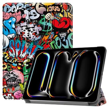 Чехол к планшету BeCover Smart Case Apple iPad Pro 11 M5 2025 Graffiti (715978) фото №1