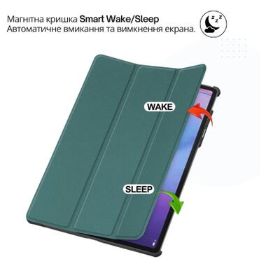 Чехол к планшету BeCover Smart Case Lenovo Idea Tab Pro (2nd Gen) TB390FU 13.0 Dark Green (715803) фото №6