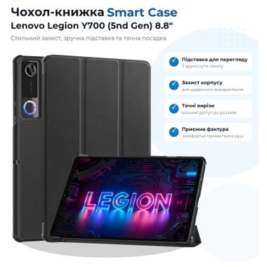 Чехол к планшету BeCover Smart Case Lenovo Legion Y700 (5nd Gen) TB323FU 8.8 Black (715811) фото №1