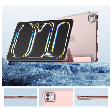 Чехол к планшету BeCover Tri Fold Hard Apple iPad Pro 11 M5 2025 Pink (715997) фото №2