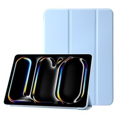 Чехол к планшету BeCover Tri Fold Soft TPU Silicone Apple iPad Pro 11 M5 2025 Light Blue (715993) фото №1