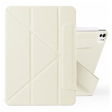 Чехол к планшету BeCover Ultra Slim Origami Magnetic Apple iPad Pro 11 M5 2025 Beige (715950) фото №1
