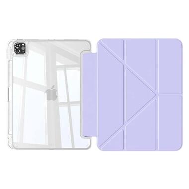 Чехол к планшету BeCover Ultra Slim Origami Transparent Apple iPad Pro 11 M5 2025 Purple (715957) фото №5
