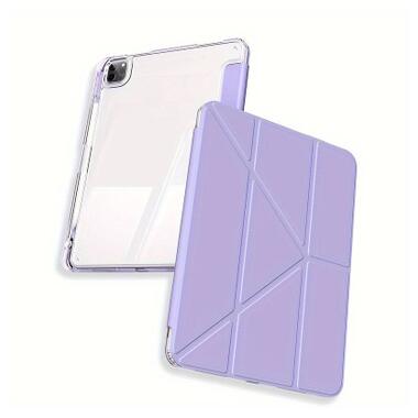Чехол к планшету BeCover Ultra Slim Origami Transparent Apple iPad Pro 11 M5 2025 Purple (715957) фото №7