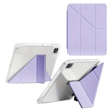 Чехол к планшету BeCover Ultra Slim Origami Transparent Apple iPad Pro 11 M5 2025 Purple (715957) фото №4