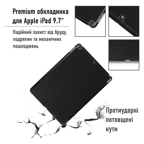 Чехол AIRON Premium Apple iPad 9.7 2018 black (4822356710600) фото №9
