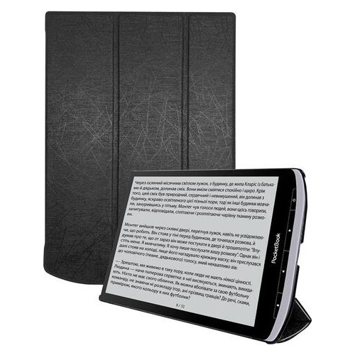 Чохол-книжка AirOn Premium PocketBook InkPad X Black (4821784622016) фото №1