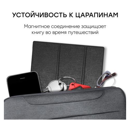 Чохол-книжка AirOn Premium PocketBook InkPad X Black (4821784622016) фото №6