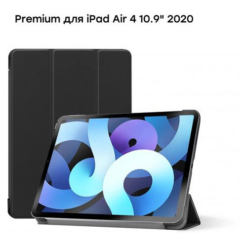 Чохол-книжка AirOn Premium Apple iPad Air 4 10.9 (2020) Black (4822352781031) захисна плівка серветка фото №4