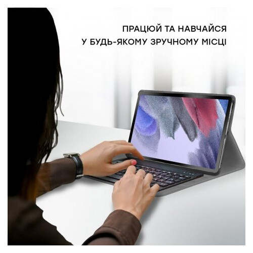 Обкладинка-клавіатура AIRON Premium для Samsung Galaxy Tab A7 Lite T220/T225 Black (4822352781065) фото №10