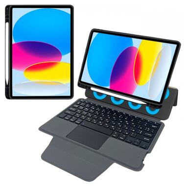 Обкладинка-клавіатура AIRON Premium для iPad 10.9 10-го покоління 2022 10.9 з інтегрованою клавіатурою фото №7