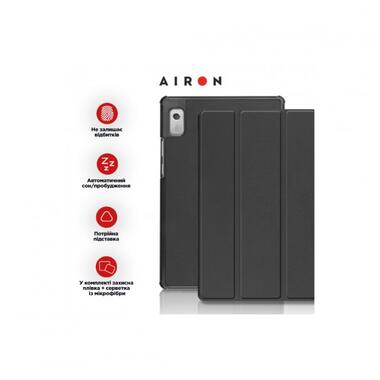 Обкладинка-клавіатура AIRON Premium для Lenovo Tab M9 9 (TB-310FU) з захисною плівкою та серветкою black фото №5
