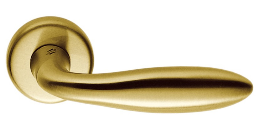 Дверна ручка Colombo Design Mach CD81 матове золото (6730) фото №1