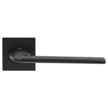 Дверна ручка на розеті R ф/з Comit Lucy Q розета 6 мм, квадрат 170 мм, матова чорна фото №1