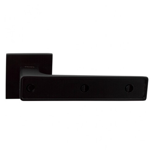 Дверна ручка на розетці RDA Insert (без вставки) чорний матовий (розетта 6мм) фото №1