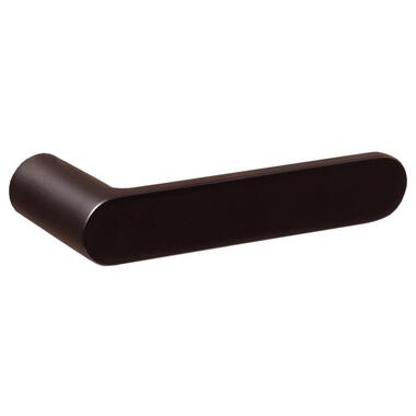 Дверна ручка на розеті Nuda Pure чорний матовий R ф/з фото №1