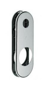 Накладка дверна Colombo Design Blindate PB02 матовий хром (6307) фото №1