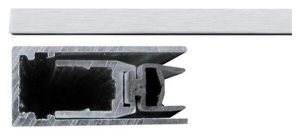 Поріг алюмінієвий з гумовою вставкою Comaglio 420 (103-83 см) (29375) фото №1