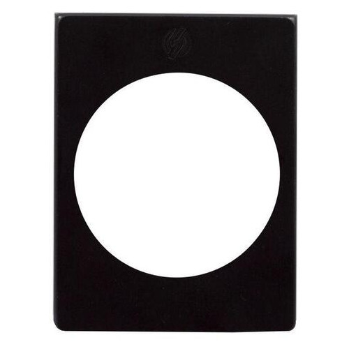 Декоративна накладка для броненакладки Securemme 4350KF5 прямокутна d46 чорний (55297) фото №1