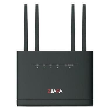 Модем 3G/4G і Wi-Fi роутер Zjiapa A80 з 4 антенами (Чорний) фото №1