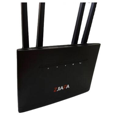 Модем 3G/4G і Wi-Fi роутер Zjiapa A80 з 4 антенами (Чорний) фото №2