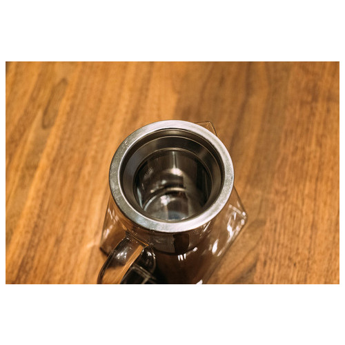 Чайник для заварювання з металевим ситом і кришкою 550мл (546) фото №3