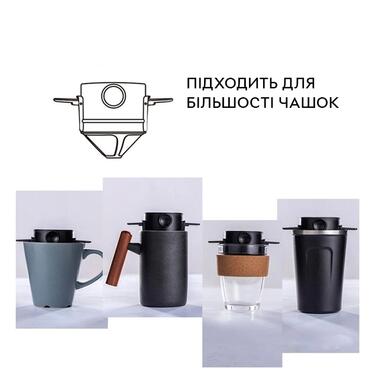 Фільтр Semi для ручної заварки кави багаторазовий Coffee Maker Білий фото №5