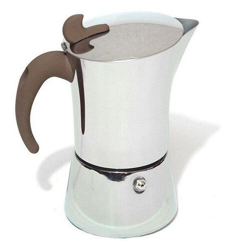 Гейзерная кофеварка из нержавеющей стали Fissman на 4 чашки 240 мл 9414 фото №3