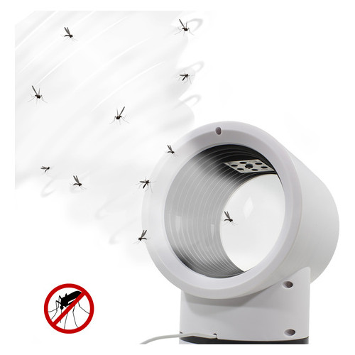 Електричний знищувач комарів Lesko WD-09 Білий підсвічуванням USB (4398-12914) фото №4