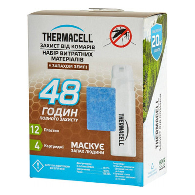 Пластини для фумігатора ThermaCELL E-4 Repellent Refills - Earth Scent 48 годин (1200.05.22/2212000522019) фото №1